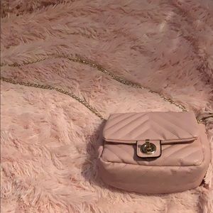 Baby pink body bag